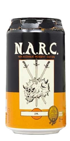 Can of N.A.R.C by resident culture brewing co