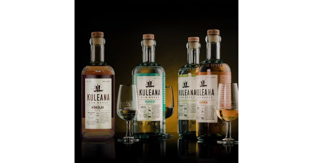 Bottles from Kuleana Rum Works