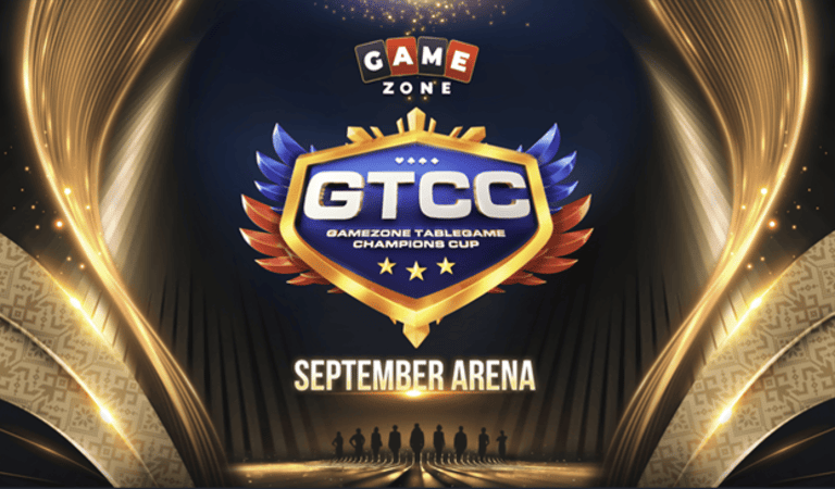 Promotional banner for the GTCC (GameZone TableGame Champions Cup) September Arena event