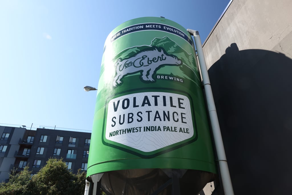 Von Ebert's Biggest IPA Cans Silo