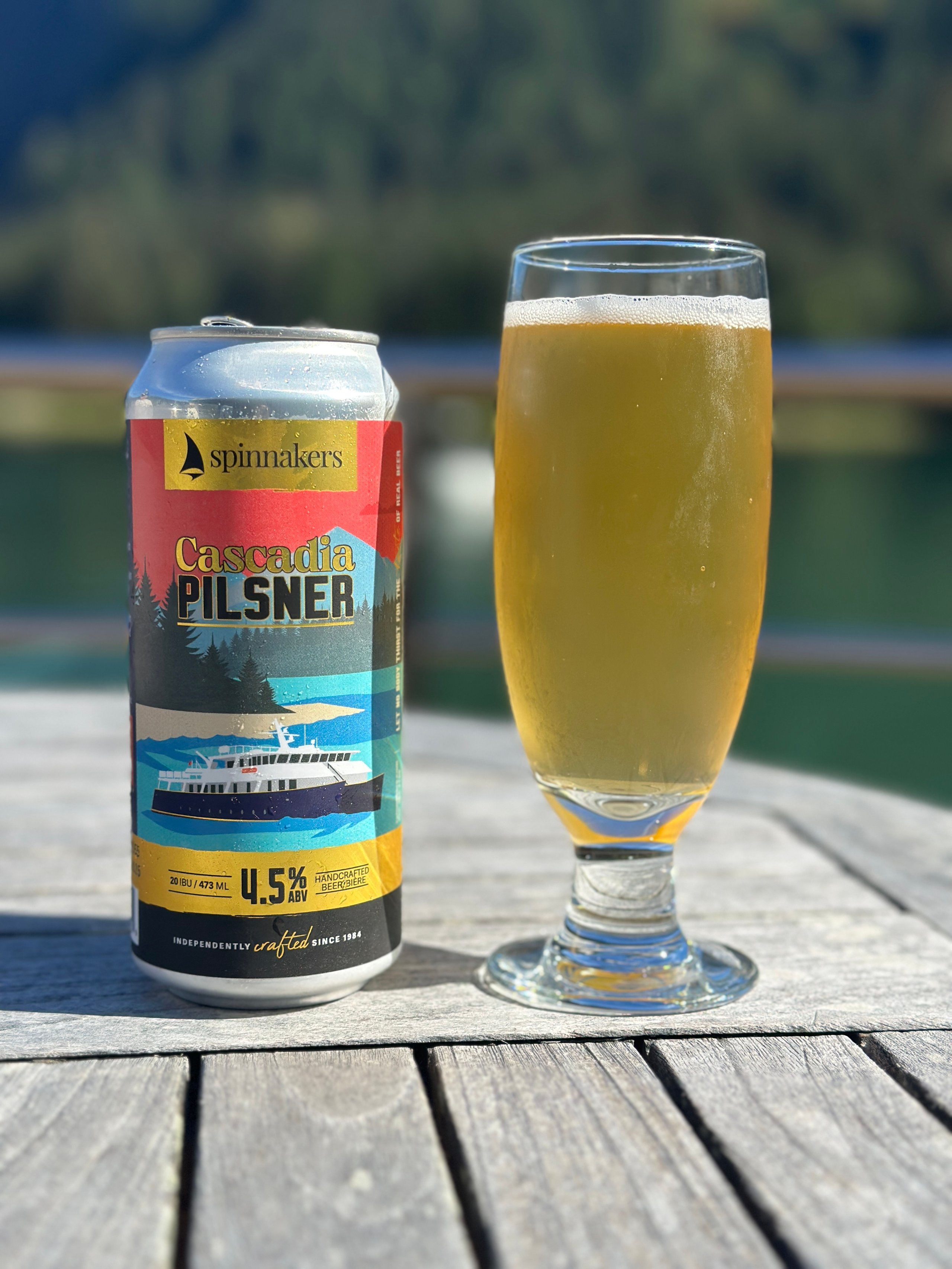Cascadia Pilsner by Spinnakers