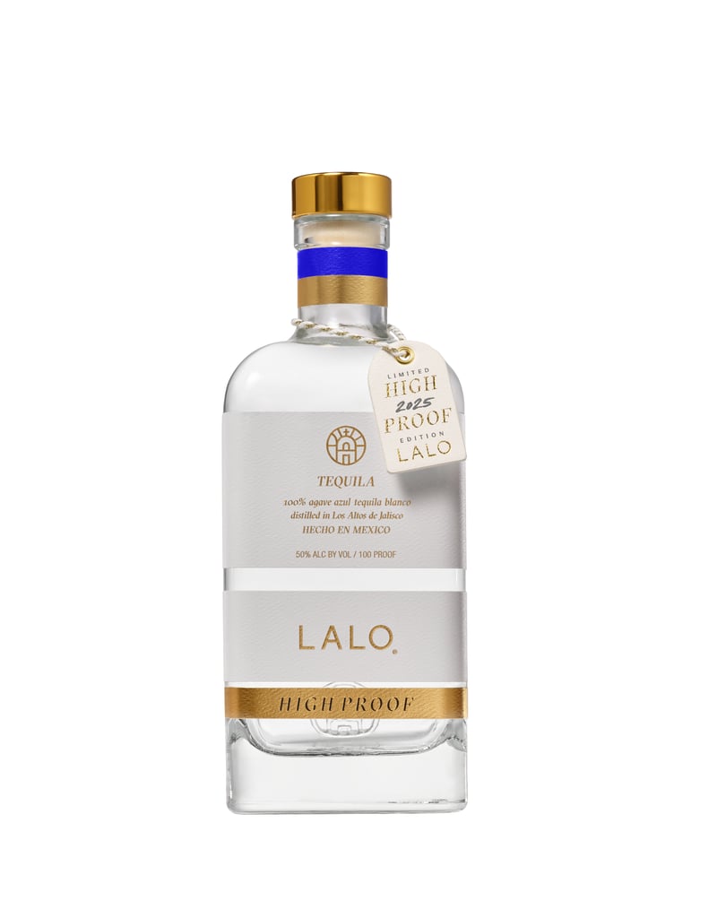 A bottle of LALO tequila