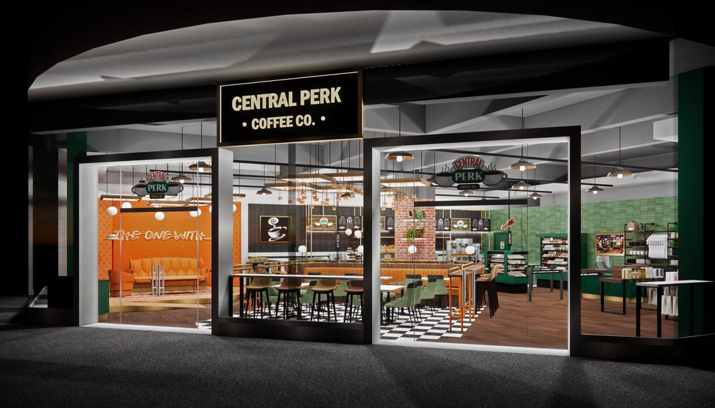 A rendering of Central Perk Coffee House