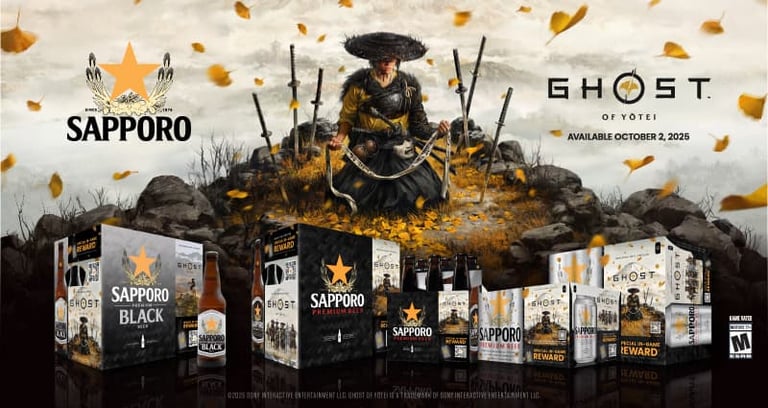 Sapporo x Ghost of Yotei – Limited Edition Packaging Now Available