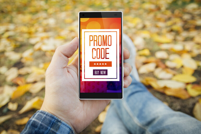 HellSpin casino promo code opens on a mobile device