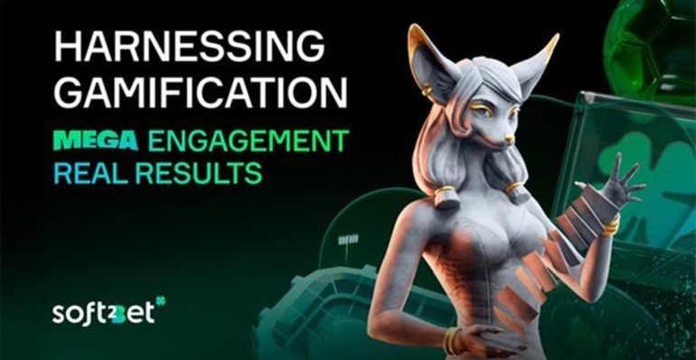 Soft2Bet MEGA platform showcasing gamification for engagement and real results