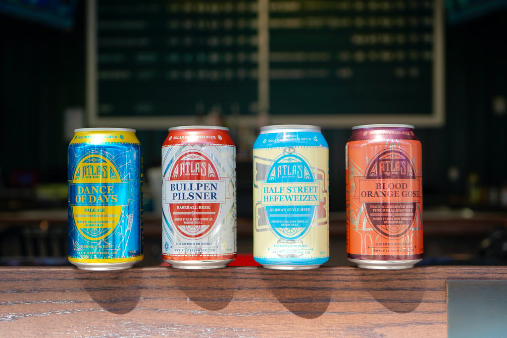 Beer Cans from Atlas Brew Works