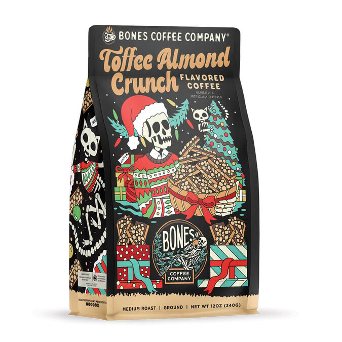 Toffee Almond Crunch from Bones Coffee Company