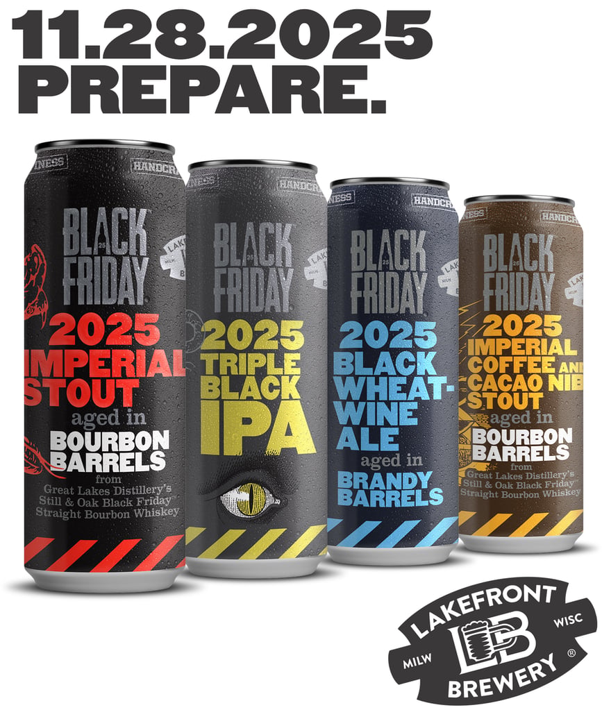Lakefront Brewery Black Friday Beers for 2025