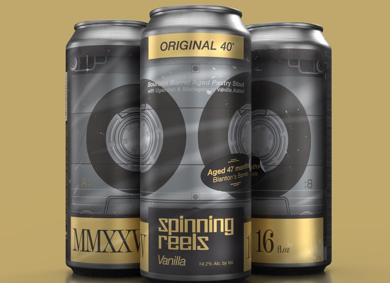 Original 40 Brewing Unveils “Spinning Reels: Vanilla,” a Barrel-Aged Pastry Stout Four Years in the Making