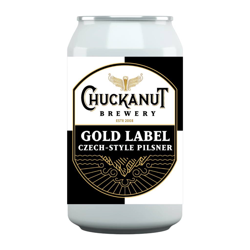 A can of Gold Medal Czech Pilsner