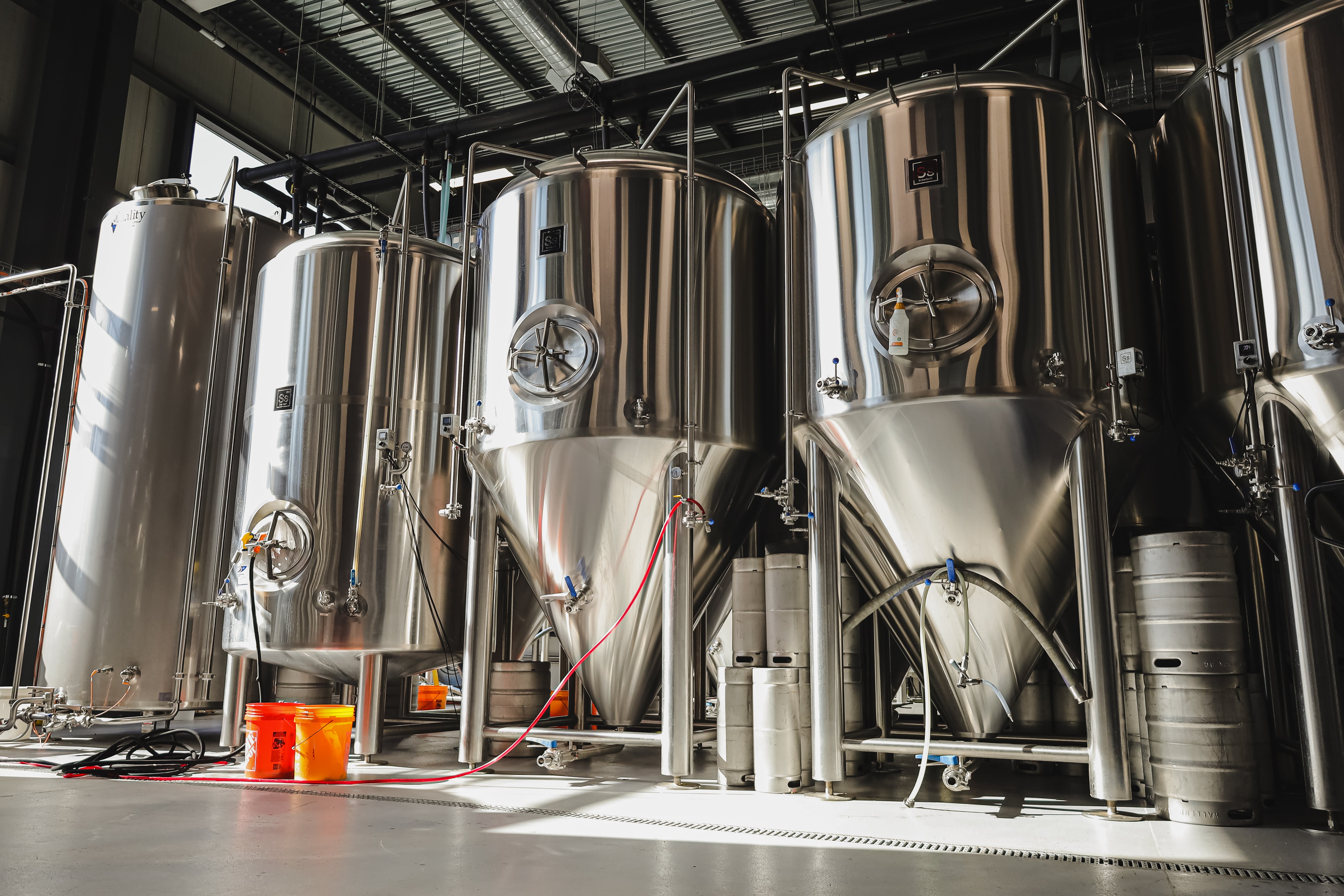 Tanks at Wallenpaupack Brewing Co.