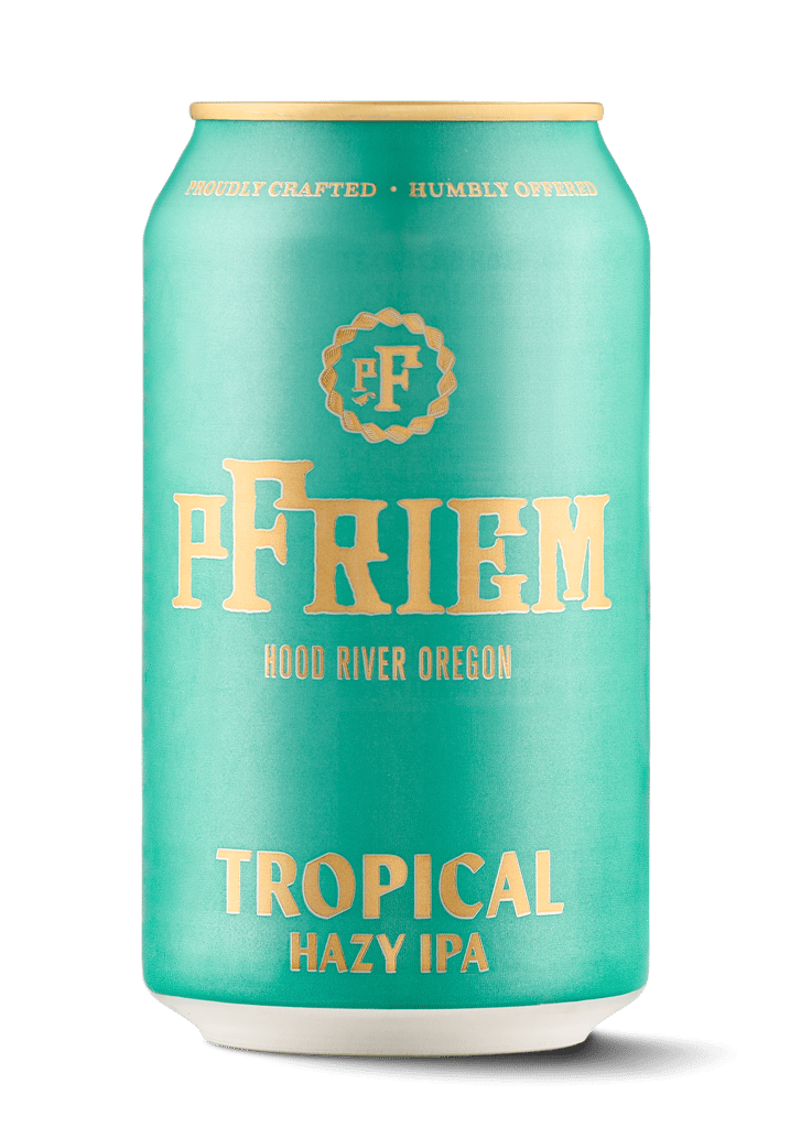 a can of pFriem Tropical Hazy IPA