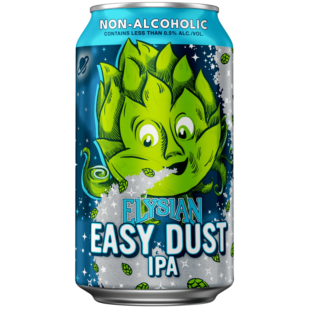 A can of Easy Dust IPA from Elysian Brewing