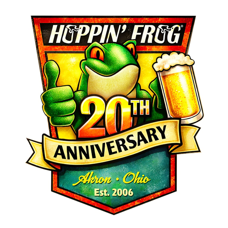 Hoppin’ Frog Brewery Celebrates 20th Anniversary with Special Releases, Events, and Local Partnerships