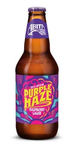 Bottle of purple haze 2025 by Abita Brewing Company