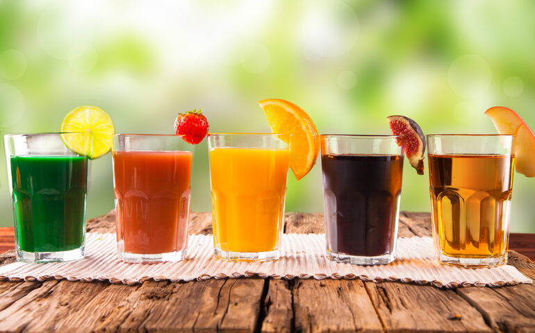 Beverages from different US brands