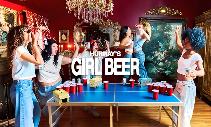 Hurray's GIRL BEER celebration