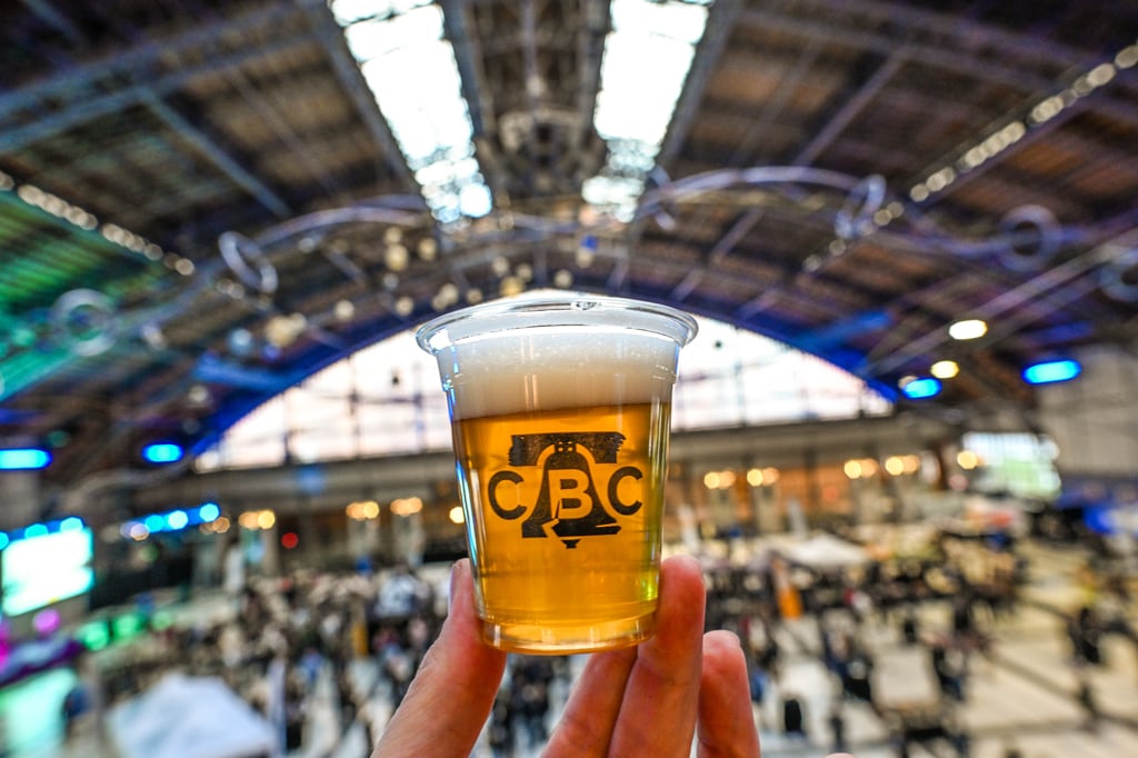 Glass of beer at 2026 Craft Brewers Conference.