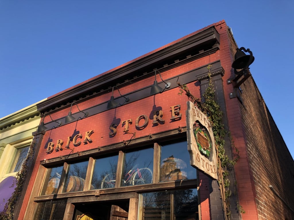 Brick Store Pub facade in Decatur, Georgia.