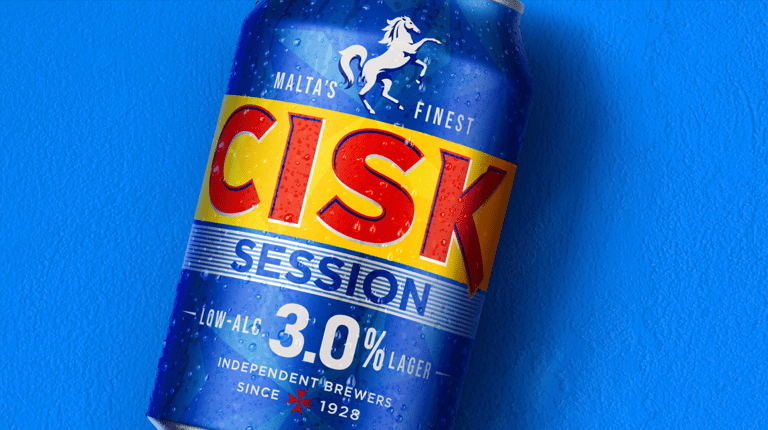 New Cisk Session Beer Debuts with Brand Identity and Packaging Design by bluemarlin
