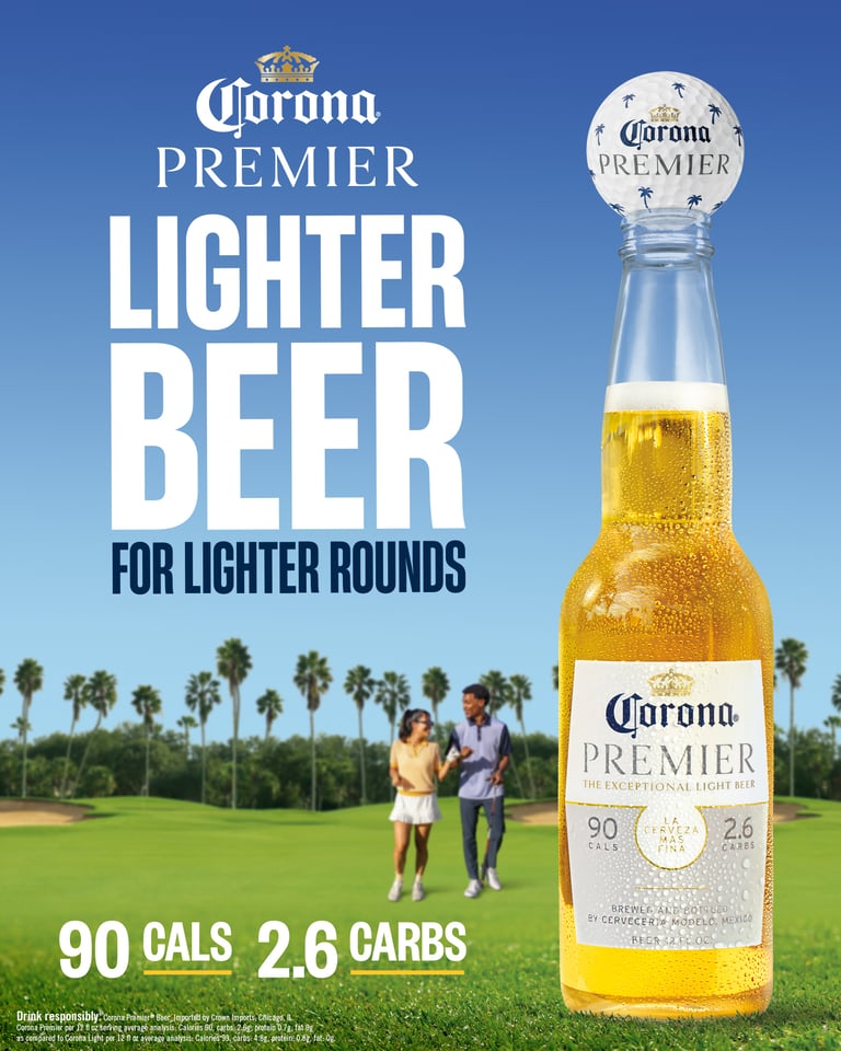 Corona Premier Celebrates Golf Season with Fan Experiences and Sweepstakes