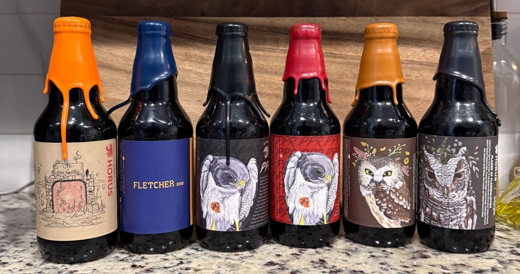 Convocation Program bottles by Horus Ales.