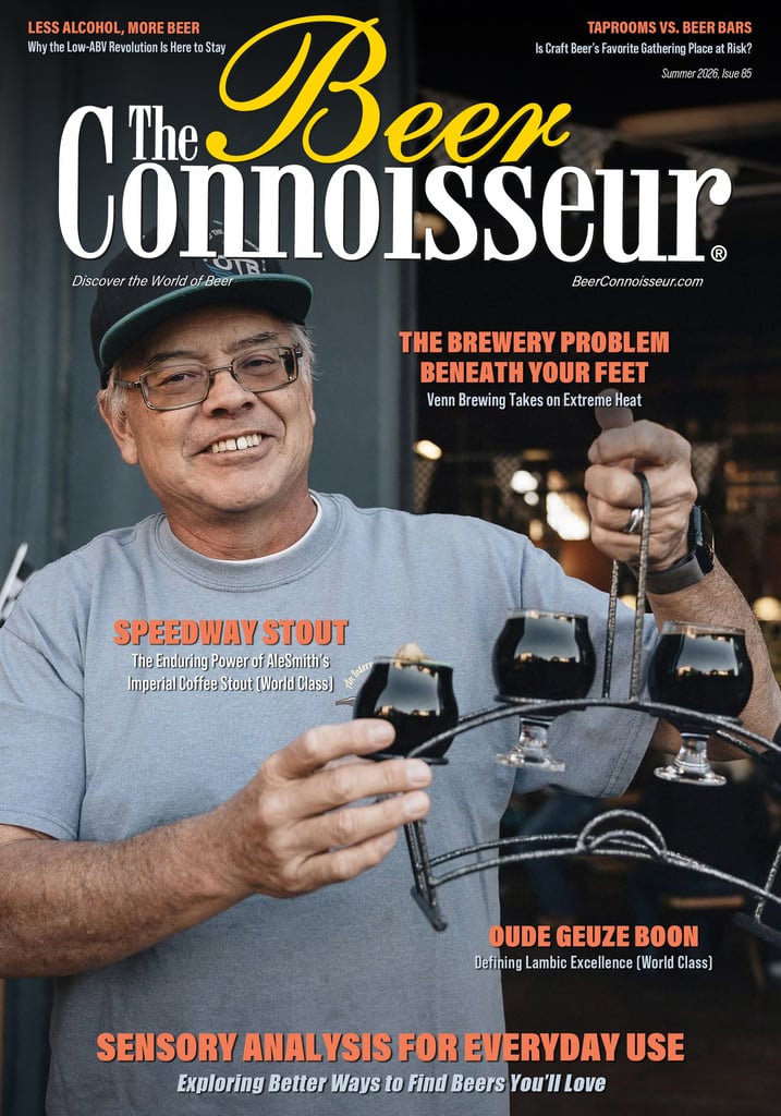 The Beer Connoisseur Magazine Issue 85 Cover