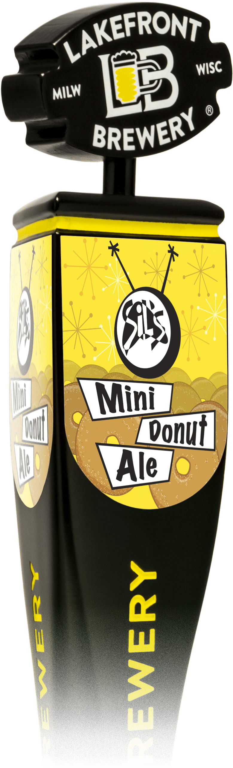 Sils Mini Donut Ale Tap Handle