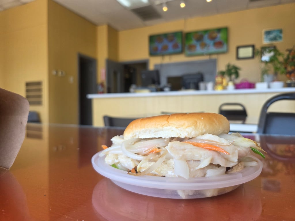 St. Paul Sandwich on a plate in St. Louis, Missouri restaurant.