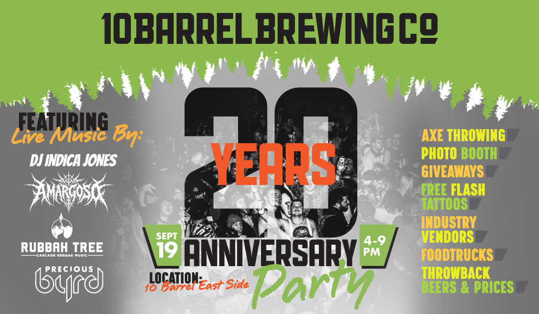 10 barrel brewing 20th anniversary admat