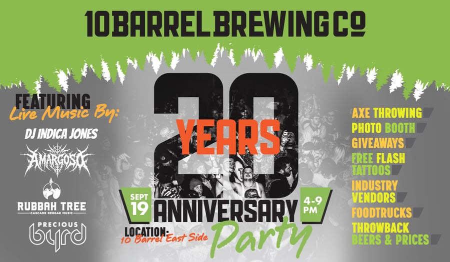 10 barrel brewing 20th anniversary admat