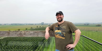 Chris Guest Beer Connoisseur editor at Brouwerij Bernardus in Watou, Belgium.