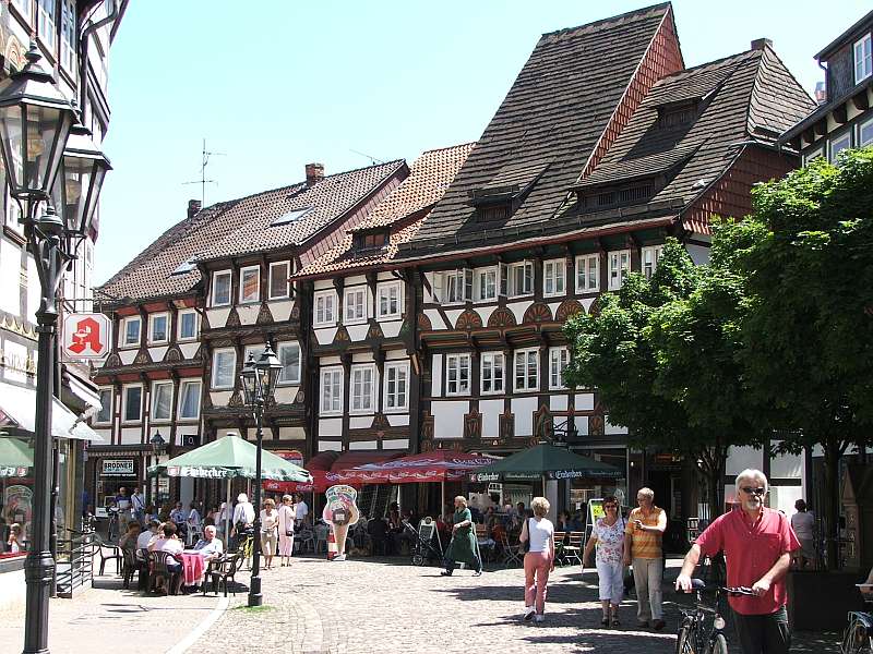 Street view of Einbeck in Germany.
