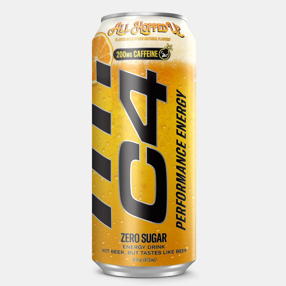 A can of All Hopped Up Energy Drink