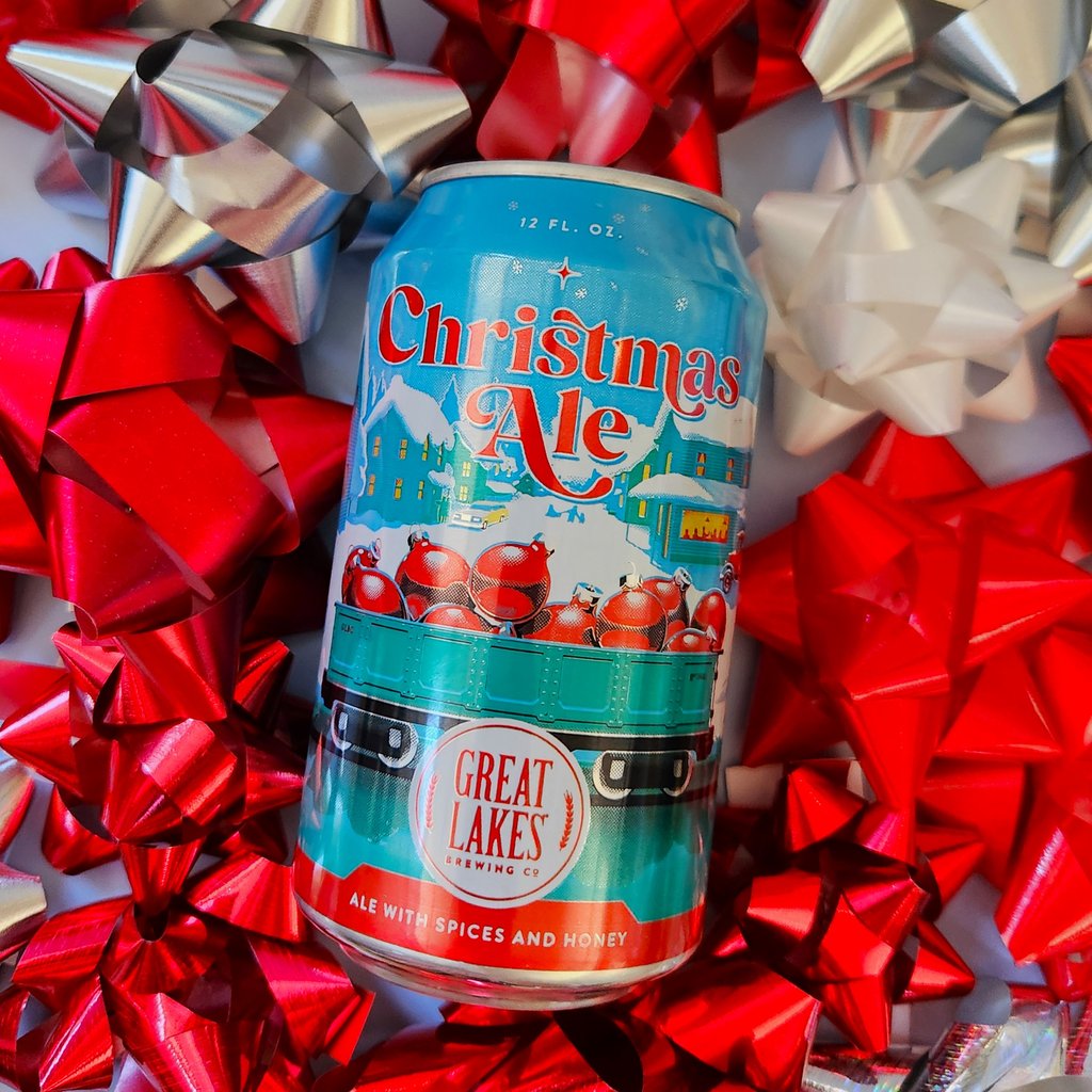 A can of Christmas Ale from Great Lakes Brewing Co.