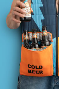 The Shock Top x Auntie Anne's TWIST vest