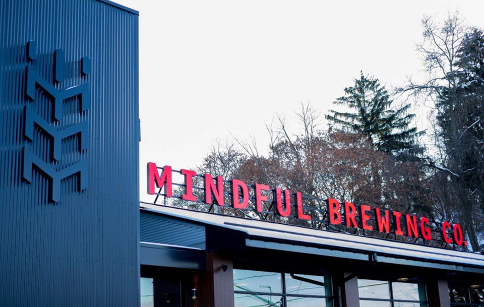 Mindful Brewing Co. sign