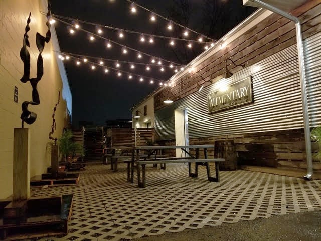 Courtyard at The Alementary Brewing Co.