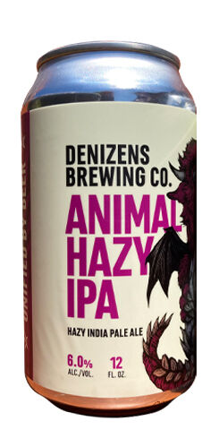 Animal Hazy IPA Denizens Brewing Co.