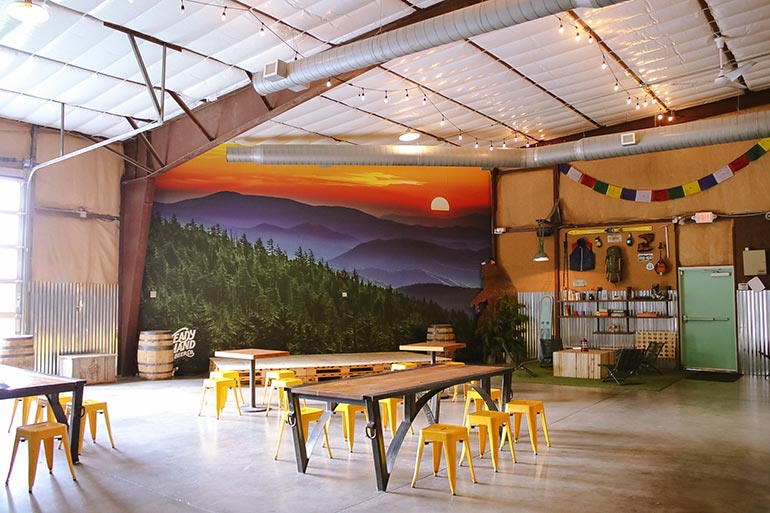 steady hand beer co. taproom brings outdoors indoors