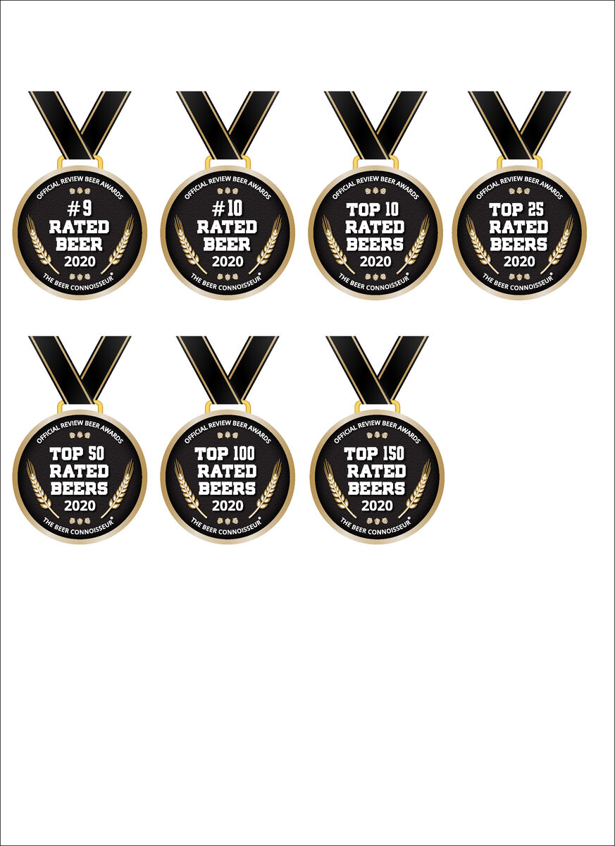 The Beer Connoisseur's Awards Medals with Ribbons #2