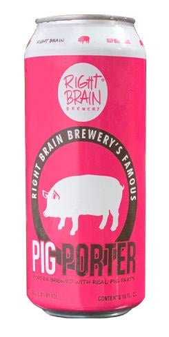 Pig Porter Right Brain Brewery