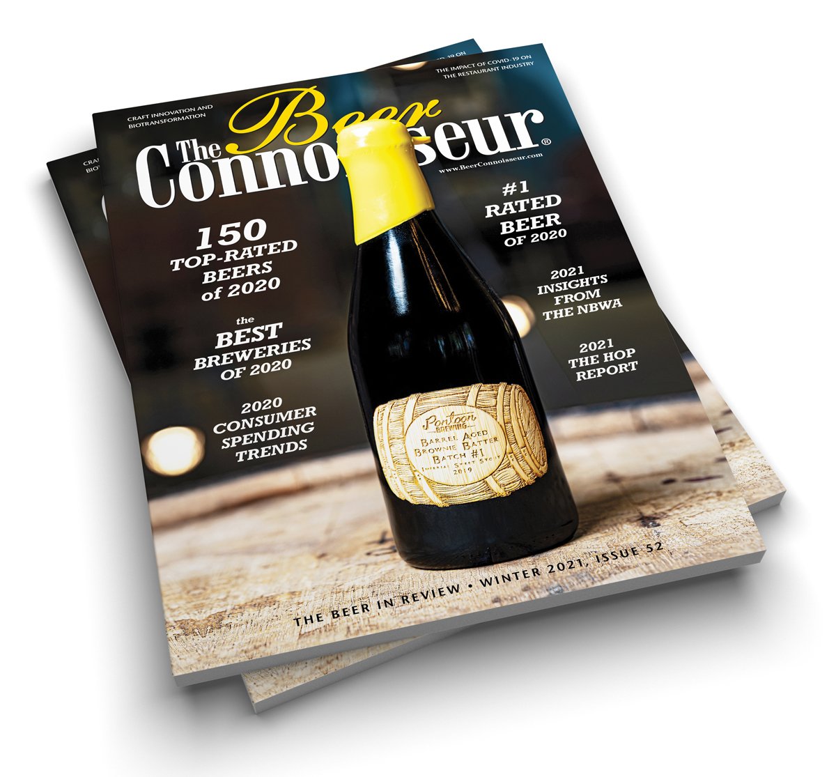 The Beer Connoisseur Single & Bulk Copies - Winter 2021, Issue 52 
