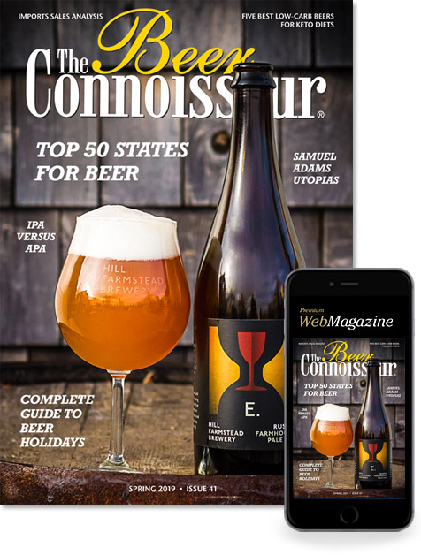 The Beer Connoisseur Mgazine with Mobile Device View