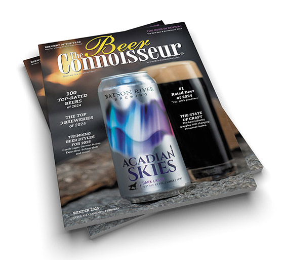 The Beer Connoisseur - Winter 2025, Issue 76 stacked covers