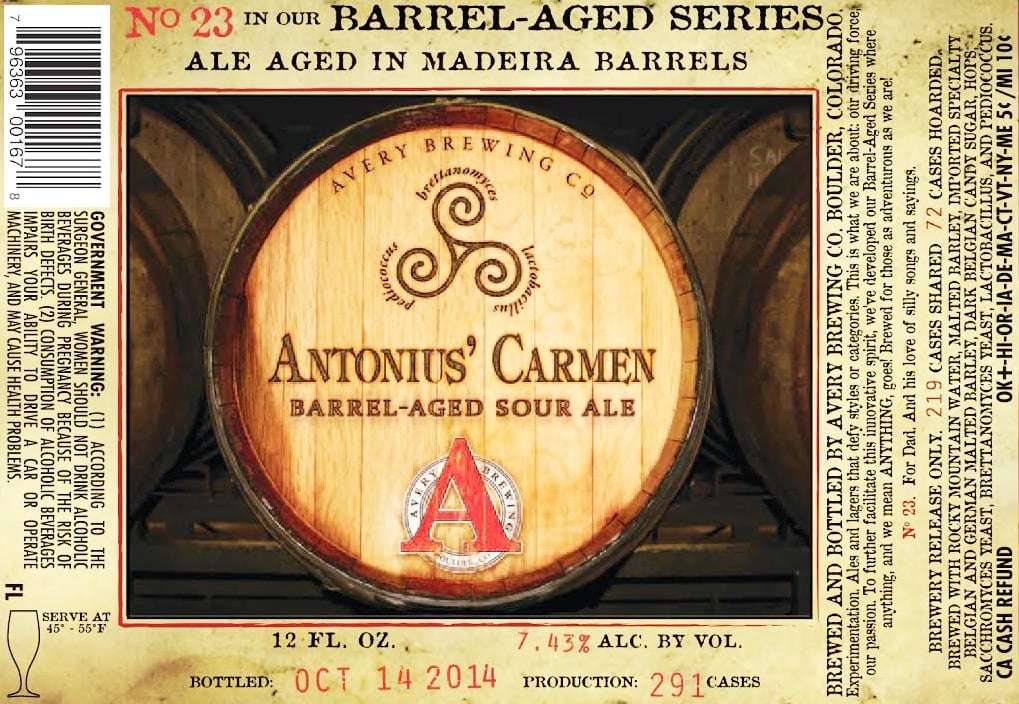 Antonius’ Carmen Avery Brewing Co.