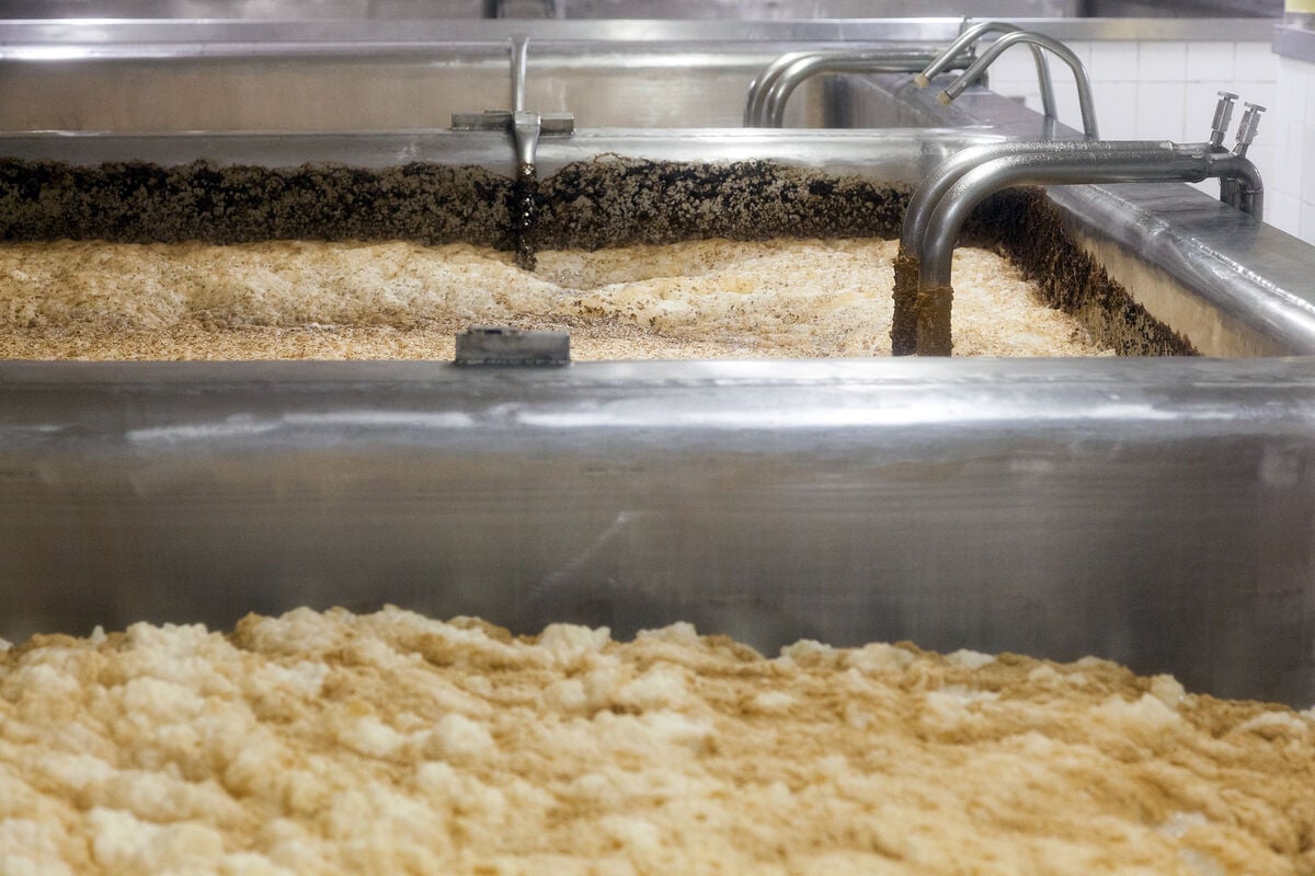 yeast does its wondrous work by fermenting beer in a coolship
