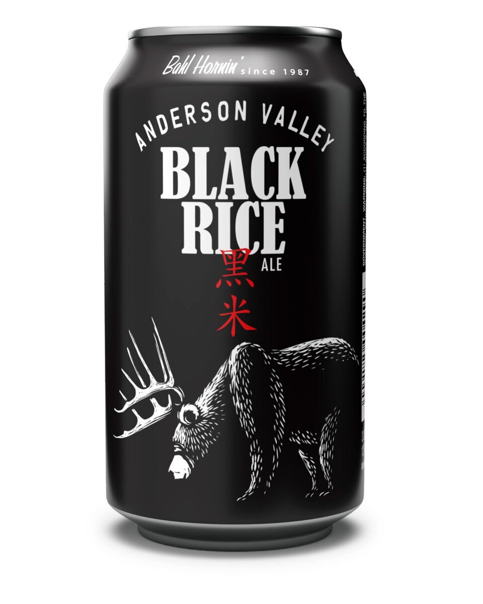 black rice anderson valley low-calorie beer