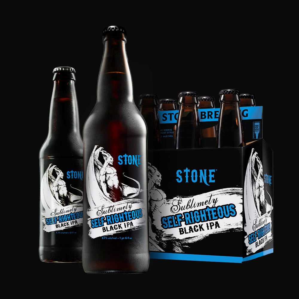 stone sublimely self-righteous black ipa